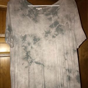 Gray and white tie dye Carly